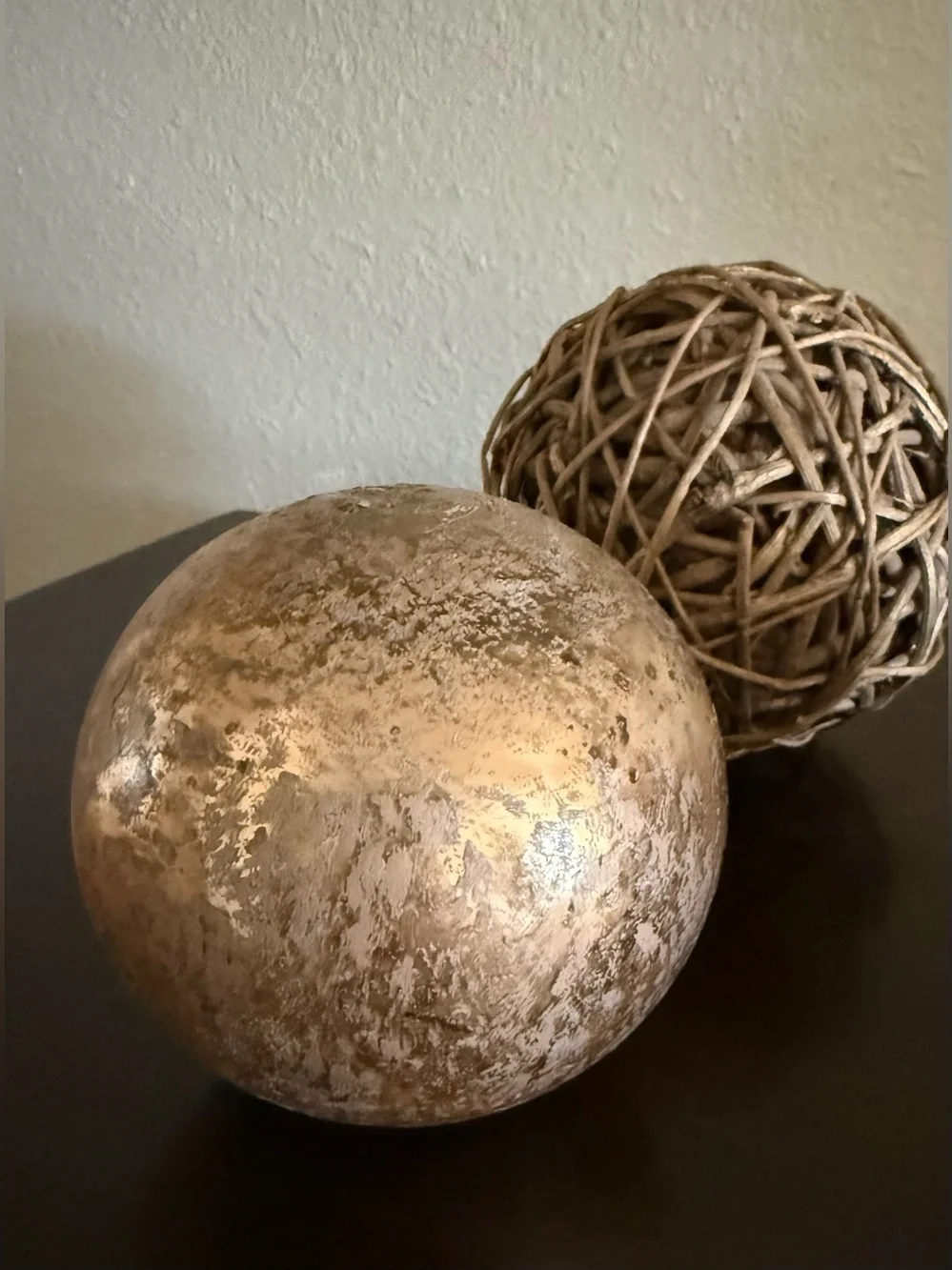 Pier 1 Decorative Orbs Set of 3 | 4” Spheres Home Decor